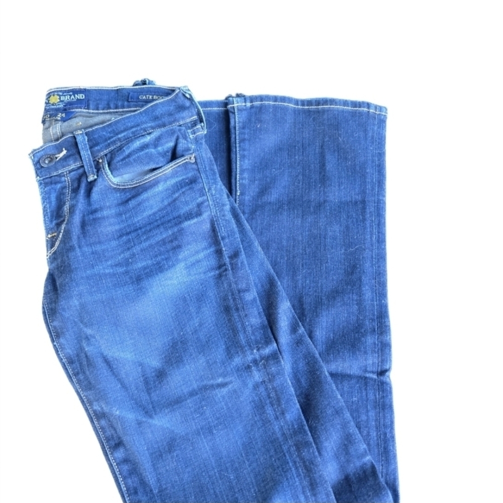 Lucky Brand Cate Bootcut Dark Blue Denim Jeans 00 24 EUC